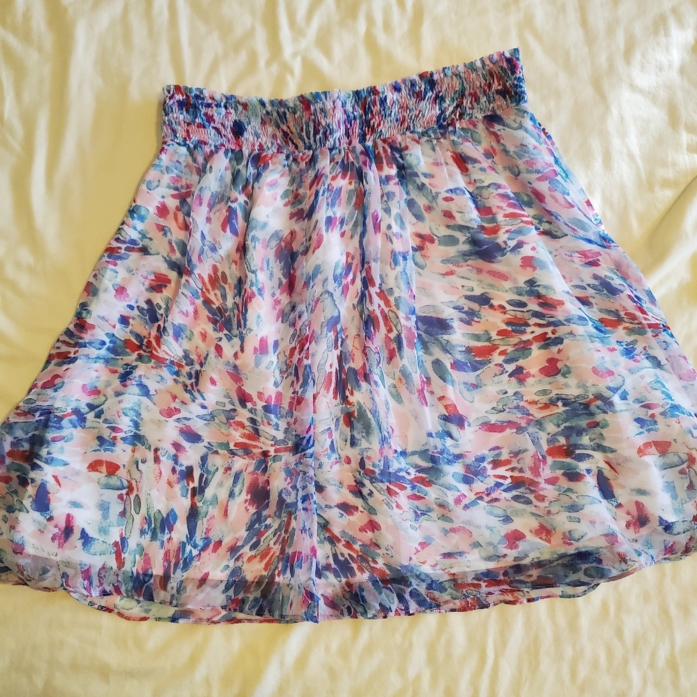 Paradigma flowy colorful skirt